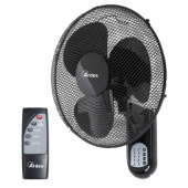 Ardes ventilator zidni sa daljinskim upravljačem i tajmerom 50W Crni AR5W40R