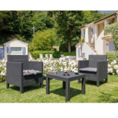 Baštenska garnitura Penelope Terrace Graphite 