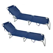 Baštenska ležaljka sklopiva - plava 2 komada 712000p-2
