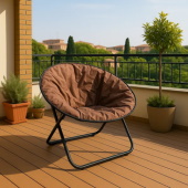Baštenska stolica 80x80x76cm - braon LP-718000B