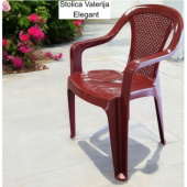 Baštenska stolica Valerija elegant - bordo