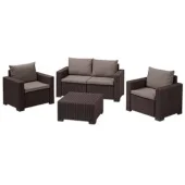 Baštenska garnitura Grand 2 Brown