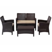 Baštenska garnitura Rattan 2 Brown 9402B
