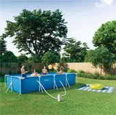 Intex bazen RIntex Rectangular Frame bazen 450x220x84 cm sa filter pumpom 28274