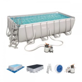 Bestway pravougaoni bazenski set sa metalnim okvirom 488x244x122cm