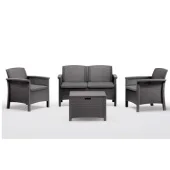 Bica baštenska garnitura Venezia 2 Graphite