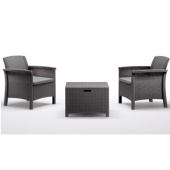 Bica baštenska garnitura Venezia Terrace Graphite 