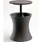 Barski sto sa kutijom za led braon CU 230902