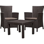 Balkonski set Rosario braon CU 258839