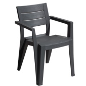 Curver stolica Julie Dinning Grafit