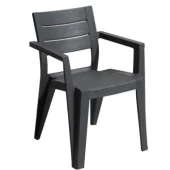 Curver stolica Julie Dinning Grafit CU 246188