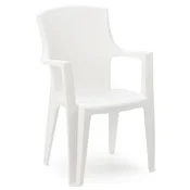 Eden baštenska stolica plastična - bela 030767