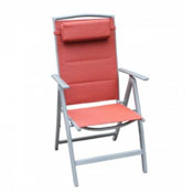 Baštenska stolica Florence podešavajuća crvena 041085