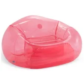 Intex fotelja na naduvavanje providno roze 1.37×1.27x74cm 