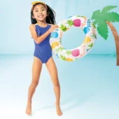 Intex šlauf za decu Lively Print Swim Rings - šareni ananasi 59230NP