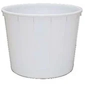 Kaca okrugla 225 l bela