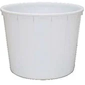 Kaca okrugla 350 l bela