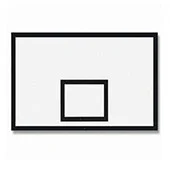 Košarkaška tabla dimenzija 180 x 120 cm