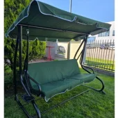 Ljuljaška trosed 200x120x164 cm zelena C1089Z