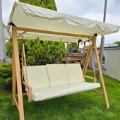 Ljuljaška trosed Bež 195X120X170 C1266