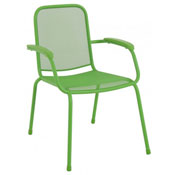 Baštenska metalna stolica Lopo - zelena 047114