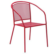Melfi metalna stolica crvena 051122