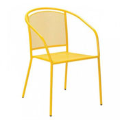 Melfi metalna stolica žuta 051123