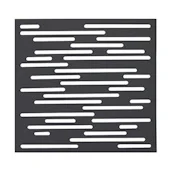 Nortene dekorativni panel Nautic antracit PP 1x1m 2019487