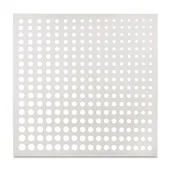 Nortene dekorativni panel Moon beli PP 1x1m 2019488