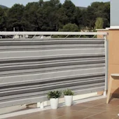 Nortene mreža za balkone Balkony city sivo/crna 0.9x3m 2021543