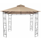 Panama metalna gazebo tenda bež 037926