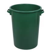 Kaca okrugla plastična 100 l zelena 