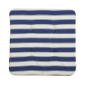 Jastuk za stolicu 38x38x2.5cm plavo beli 069997