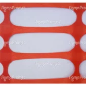Privremena plastična ograda 1.20x50m oranž