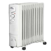 Raf uljni radijator sa ventilatorom 9 rebara 2000W beli R.0931P