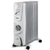 Raf uljni radijator sa ventilatorom 11 rebara 2900W beli R.1131W