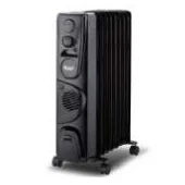 Raf uljni radijator sa ventilatorom 9 rebara 2400W crni R.0931B