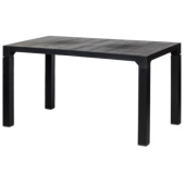 Sto plastični pravougaoni Orfeo 140x80 cm antracit