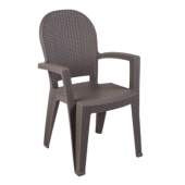 Stolica Avala Ratan tamno moka