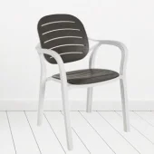 Comfort time stolica Rumba antracit bela