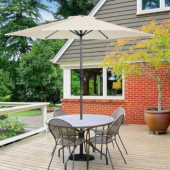 Suncobran zglobni sa podesivom visinom Laguna beli 300cm 24-SA0112B