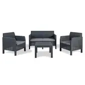 Toomax baštenski set Matilde 2 Antracit crna TM2G