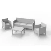 Baštenska garnitura Penelope 3 Toupe gray TM3