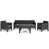 Baštenska garnitura Penelope 3 Graphite TM3 