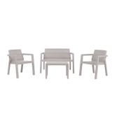 Toomax baštenski set Riviera 2 Toupe gray TR2
