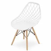 Trpezarijska stolica Skandi bela