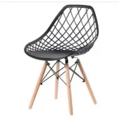 Trpezarijska stolica Skandi crna