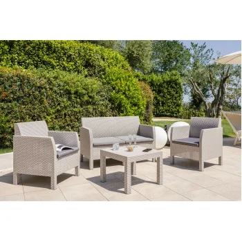 Toomax baštenski set Matilde Taupe grey TM2 -1 Toomax baštenski set Matilde Taupe grey TM2 -1