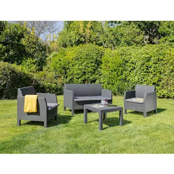 Toomax baštenski set Matilde 2 Antracit crna TM2G-1