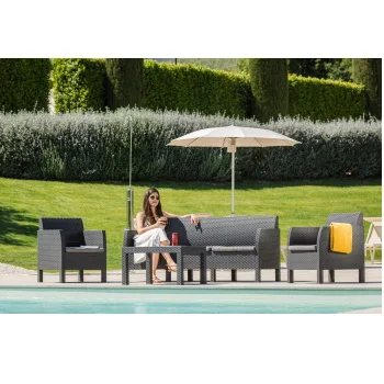 Toomax baštenski set Matilde Graphite TM3-4